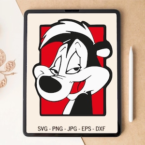 Skunk SVG, Cartoon SVG, Layered SVG, Kids svg, T-shirt Design, Tumbler Design, Laser cut files, Digital Download, svg files for Cricut