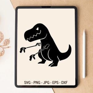 T-Rex SVG, SVG dinosaure, SVG imparable, source d'inspiration svg, svg motivant, conception de t-shirt, conception de gobelet, fichiers svg pour Cricut