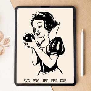 Prinzessin SVG, Layered SVG, T-Shirt Design, Tumbler Design, Lasercut-Dateien, Digitaler Download, SVG-Dateien für Cricut, Sublimationsdesigns