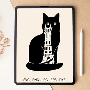 Chat SVG, SVG maman chat, svg pour amoureux des chats, conception de t-shirt, conception de gobelet, fichiers découpés au laser, téléchargement numérique, fichiers SVG pour Cricut