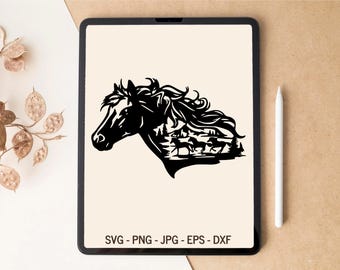 Horse SVG, Horses SVG, Horse PNG, Cowboy svg, Cowgirl svg, Horse lover, Farm animals svg, Farmhouse svg, Horse clipart, Horse vector
