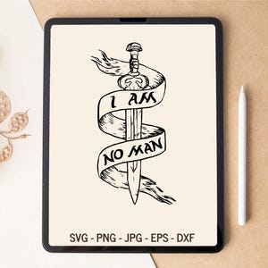 Eu não sou nenhum homem SVG, design de camiseta, design de copo, arquivos de corte a laser, download digital, arquivos SVG para Cricut, designs de sublimação