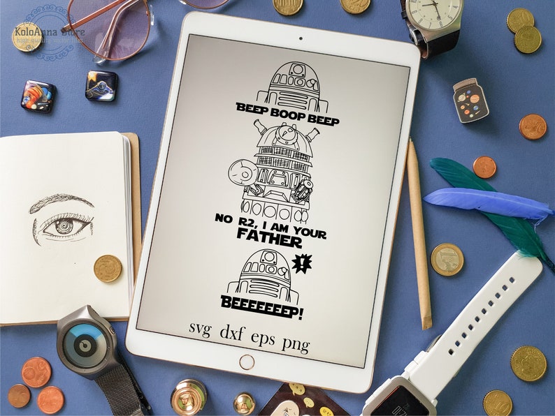 Download R2d2 svg dalek svg star wars svg dr who svg i am your | Etsy