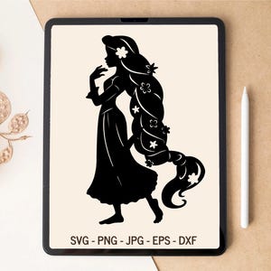 Princess SVG, Layered SVG, T-shirt Design, Tumbler Design, Laser cut files, Digital Download, SVG files for Cricut, Sublimation Designs