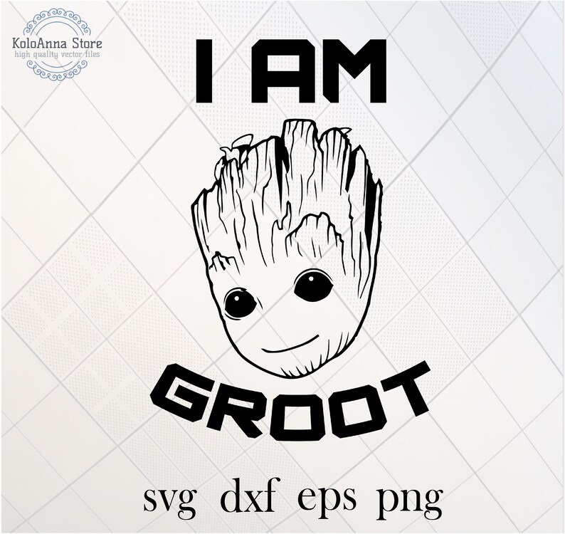 I Am Groot Svg Groot Svg Guardians of the Galaxy Svg Svg Etsy
