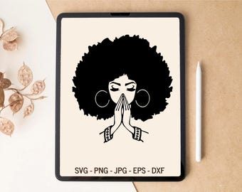 Black girl SVG, Black woman SVG, Afro svg, Afro PNG, Black girl magic, T-shirt Design, Tumbler Design, Laser cut files, svg files for Cricut
