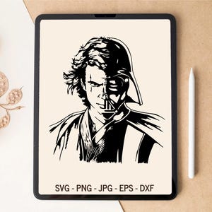 Dark Side SVG, T-shirtontwerp, Tumblerontwerp, Lasergesneden bestanden, Digitale download, SVG-bestanden voor Cricut