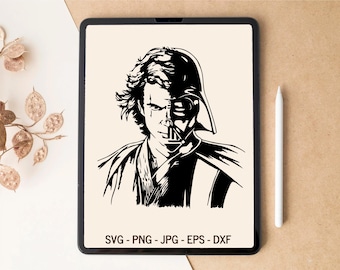 Dark Side SVG, T-shirt Design, Tumbler Design, Laser cut files, Digital Download, SVG files for Cricut