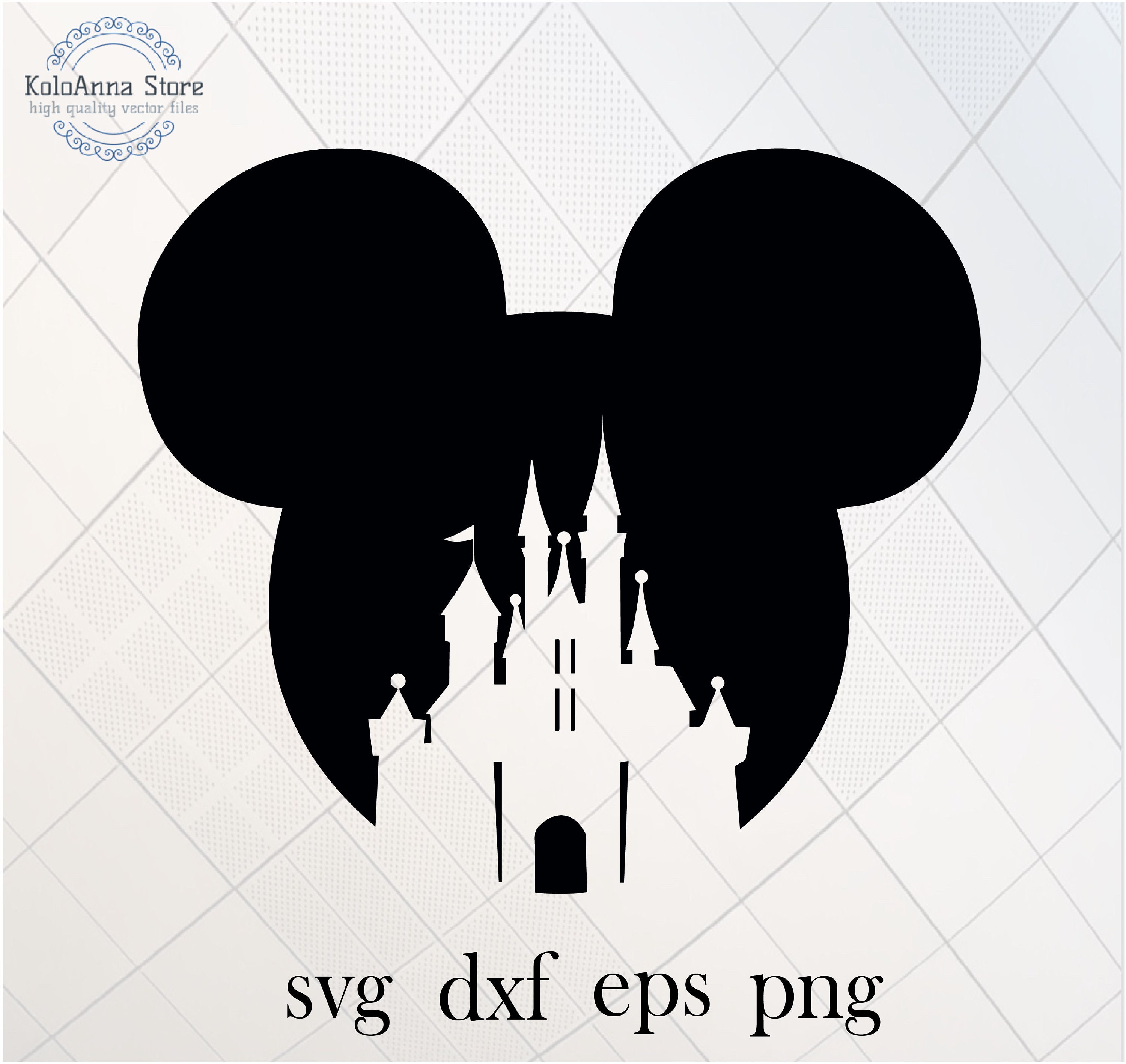 Mickey mouse svg disney castle svg mouse ears svg disney | Etsy