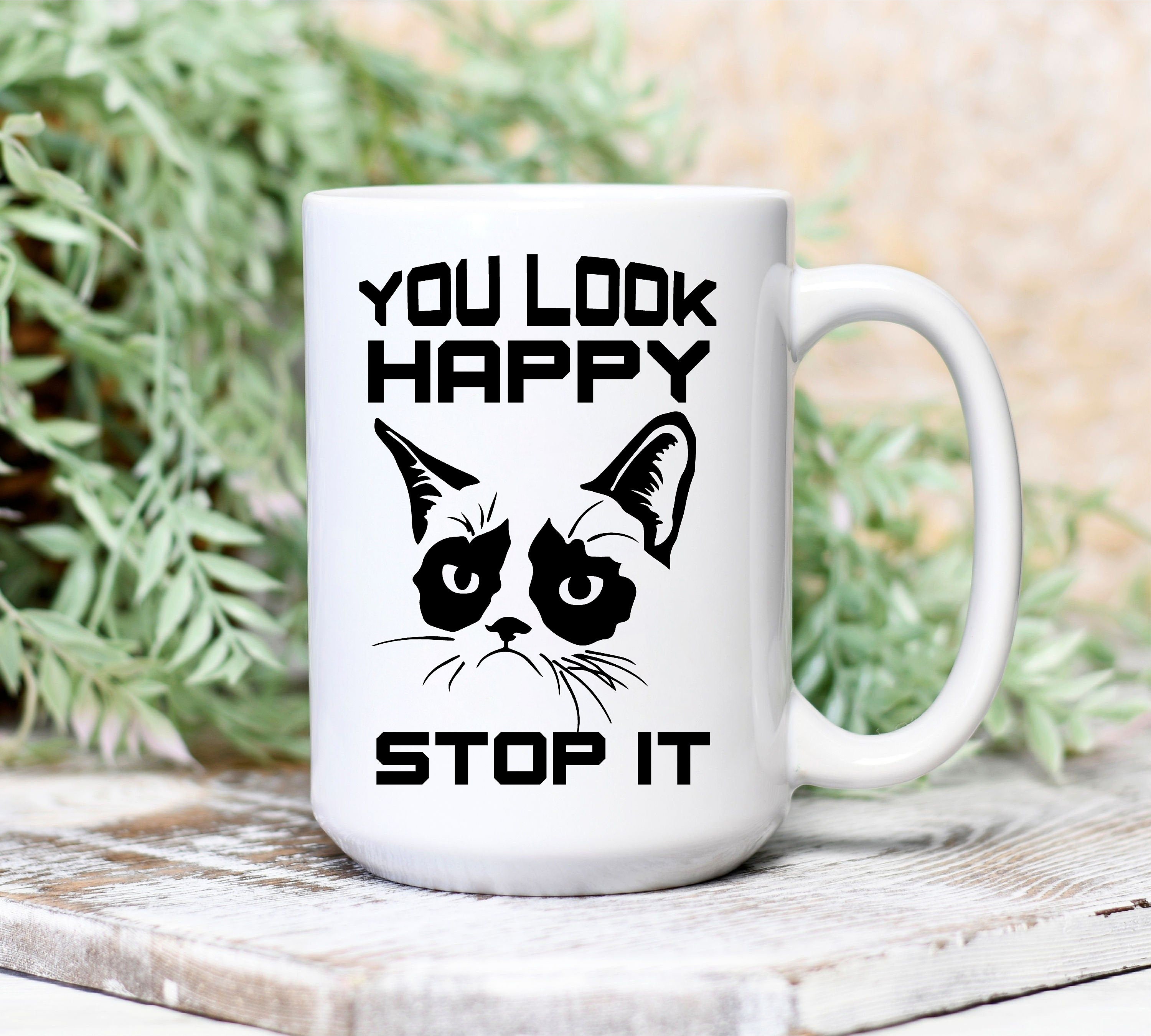 You look happy stop it grumpy cat svg cat svg funny cat  etsy You look happy stop it grumpy cat svg cat svg funny cat  etsy