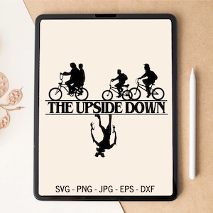 The Upside Down SVG, Friends SVG, Demogorgon SVG, Design T-shirt, Design Tumbler, File tagliati al laser, Download digitale, file svg per Cricut