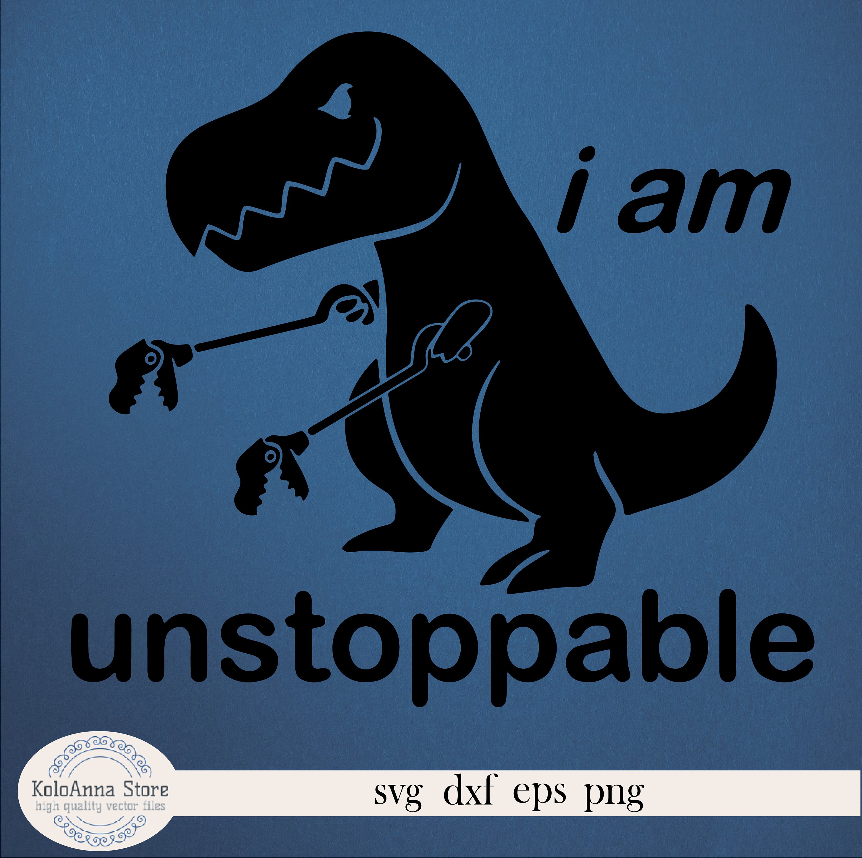 I am unstoppable svg t-rex svg tyrannosaurus rex dinosaur | Etsy