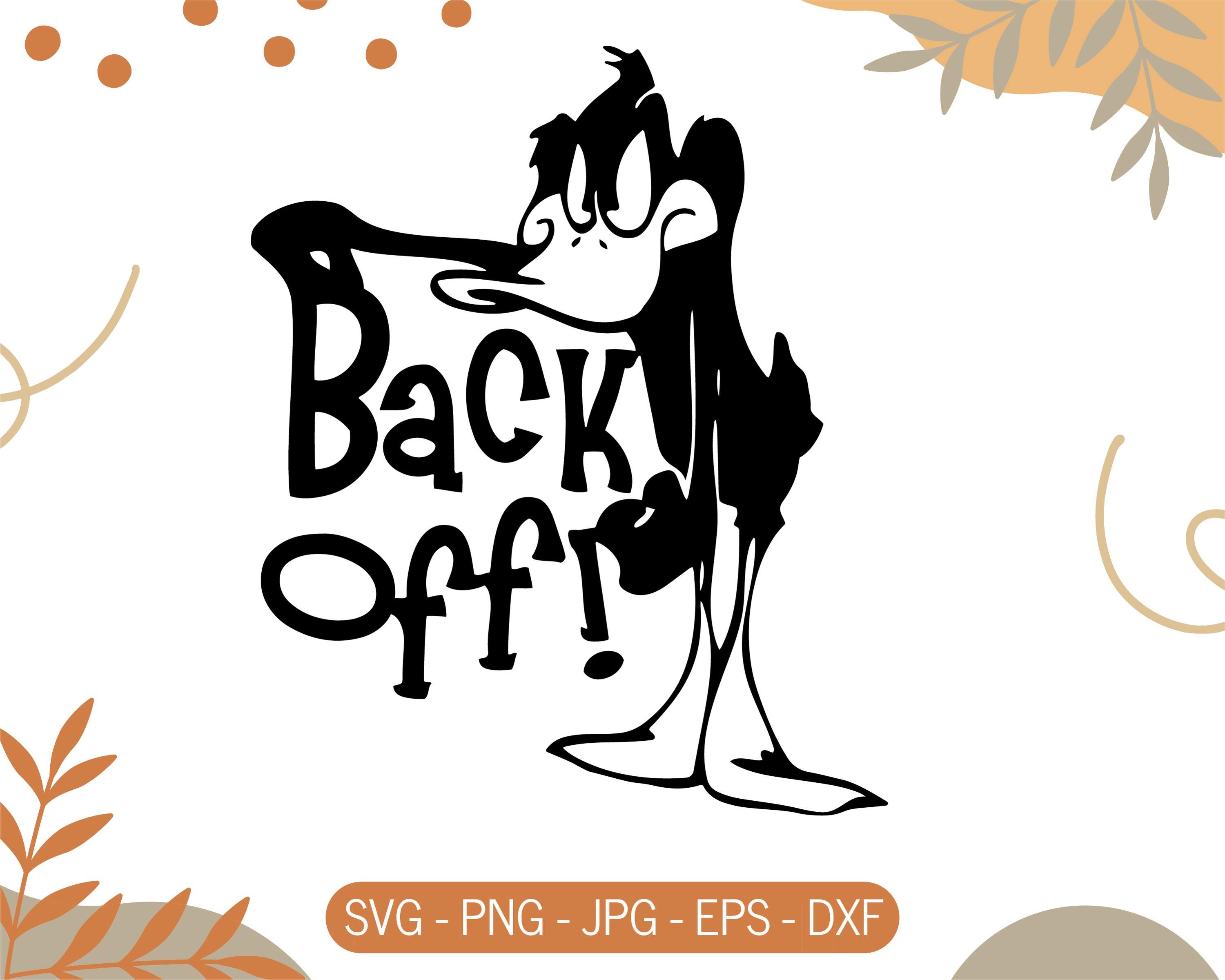 Back Off, Cartoon SVG, Kids Shirt SVG, T-shirt Design, Tumbler Design ...