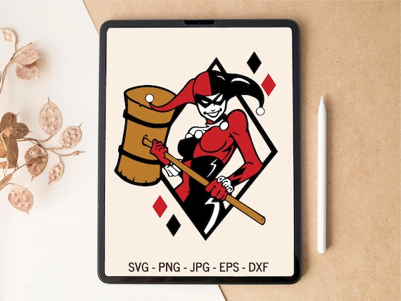 Harley SVG, Comics SVG, T-shirt Design, Tumbler Design, Laser cut files, Digital Download, SVG files for Cricut, Sublimation Designs