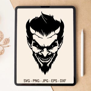 Devil SVG, Satan SVG, T-shirt Design, Tumbler Design, SVG files for Cricut, Laser cut files, Sublimation Designs