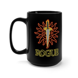 Rogue - DND - Black Mug 15oz