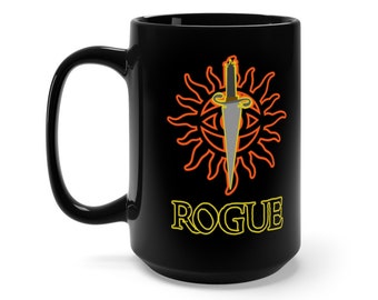 Rogue - DND - Black Mug 15oz