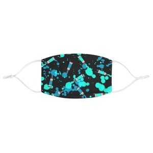 Art Teacher - Paint Splatter - Fabric Face Mask