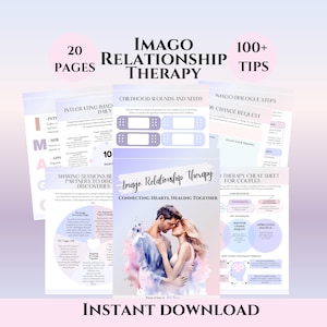 Imago Werkbladen relatietherapie Conflictoplossing printables relatieherstel communicatietechnieken Psycho-educatiemiddelen