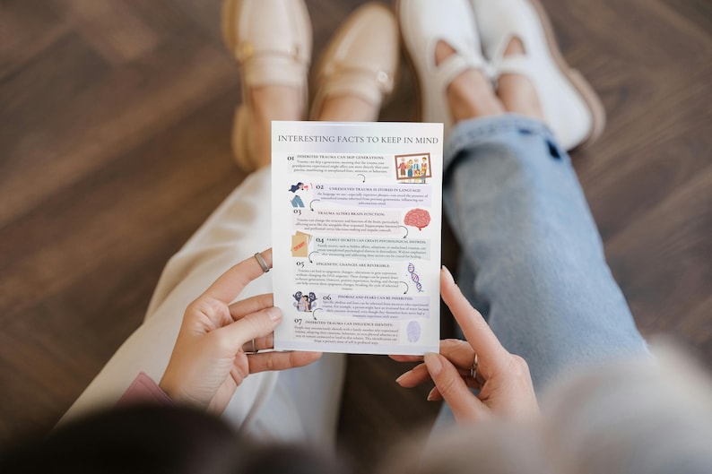 Feuilles de travail sur les traumatismes intergénérationnels Cahier d'exercices sur les traumatismes transgénérationnels image 7