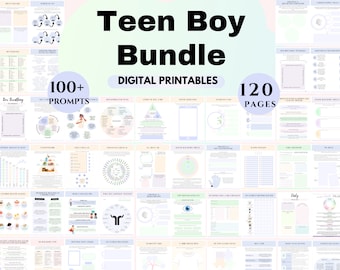 Pacchetto ragazzo adolescente Capacità di coping Regalo per adolescenti riviste digitali pacchetto di fogli di lavoro per bambini consulente terapista assistente sociale psicologo cbt Bullismo
