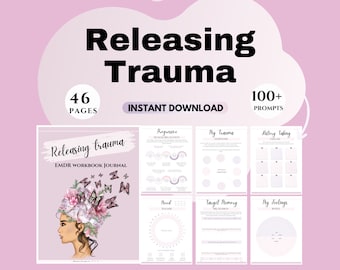 Trauma-arbetsbok Läkande traumajournal EMDR-terapi-arbetsblad Copingfärdigheter Självmedkänsla-journal Läkande journal Mindfulness-journal