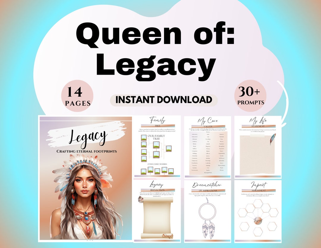 Legacy Journal Guided Legacy Workbook Generational Impact Life's ...