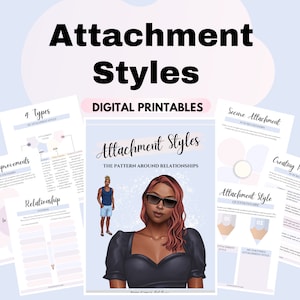 Attachment Style Quiz Adult Attachment Styles Worksheet Disorganized Dismissive Anxious Attachment Theory Therapy Worksheets Printables