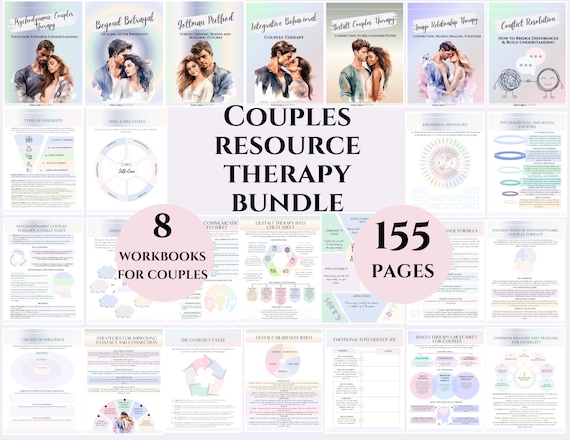 Couples Therapy worksheets Relationship counseling journal Conflict resolution tools communication worksheets reacting vs responding cbt IFS