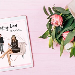 Dating Diva Planner Dating journal Relationship journal Dating bujo Dating guide Dating checklist First date checklist Couples therapy EMDR image 2