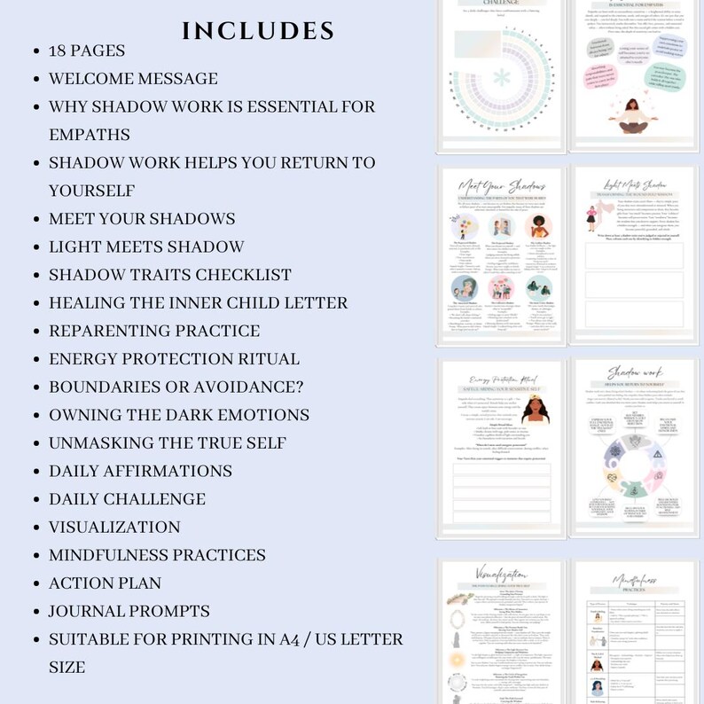 Doing Shadow Work Worksheet.pdf Shadow Work Worksheets Self-healing Workbook Inner Child Therapy ...