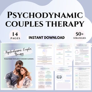 Psychodynamische relatietherapie Relatietherapie voor stellen Huwelijk Conflictoplossing werkboek Emotional Healing printables PCT CGT dgt