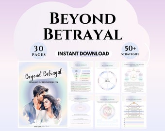 Libro de ejercicios para recuperarse de la infidelidad, hojas de trabajo para terapia de pareja, reconstruir la confianza después de una infidelidad, ejercicios para recuperarse de una infidelidad, sanación de relaciones (PDF)