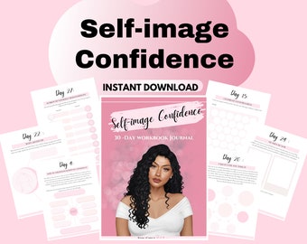 Confidence Workbook Self image Bujo Printable Digital Planner Digital Printables Self Help Journal Self Acceptance Ebook Self Love worksheet