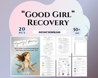 Female Recovery counseling worksheets Self-Worth & Boundaries Healing workbook Counselors tools Social Workers resources Women’s Empowerment