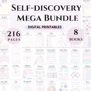 Self-discovery bundle personal development emotional healing personal growth self-awareness Positive Psychology Mindset coaching Counseling