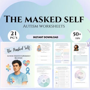 Autism workbook for adults Neurodivergence therapy activities Autism spectrum therapy worksheets ADHD coping strategies Sensory activities