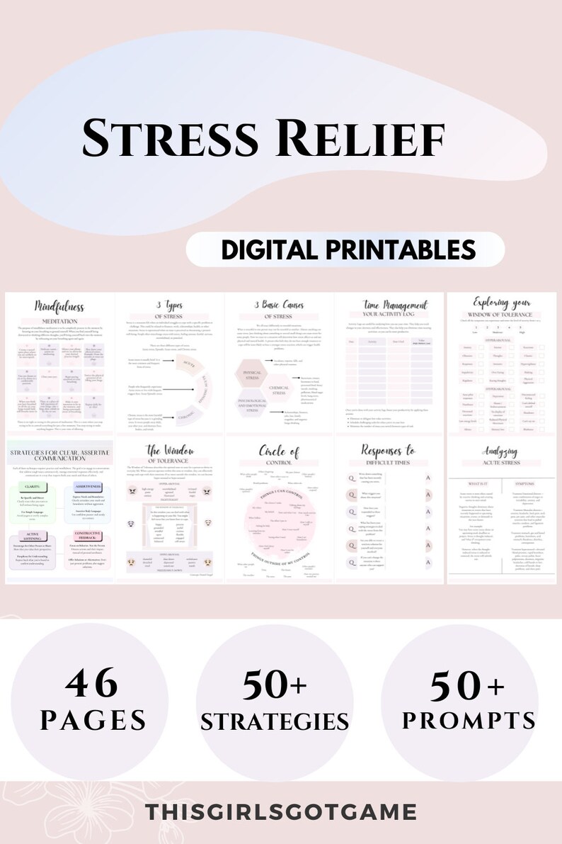 Digital stressjournal Digital journal Ångestlindring Färdighetsbyggande motståndskraft Mental hälsa Utbrändhet Återhämtning Egenvårdsjournal KBT bild 9