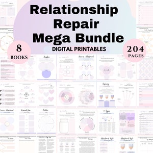 Relationship Repair Bundle Couples Therapy bundle Couples Communication Guide Conflict Resolution Toolkit Relationship repair kit worksheets