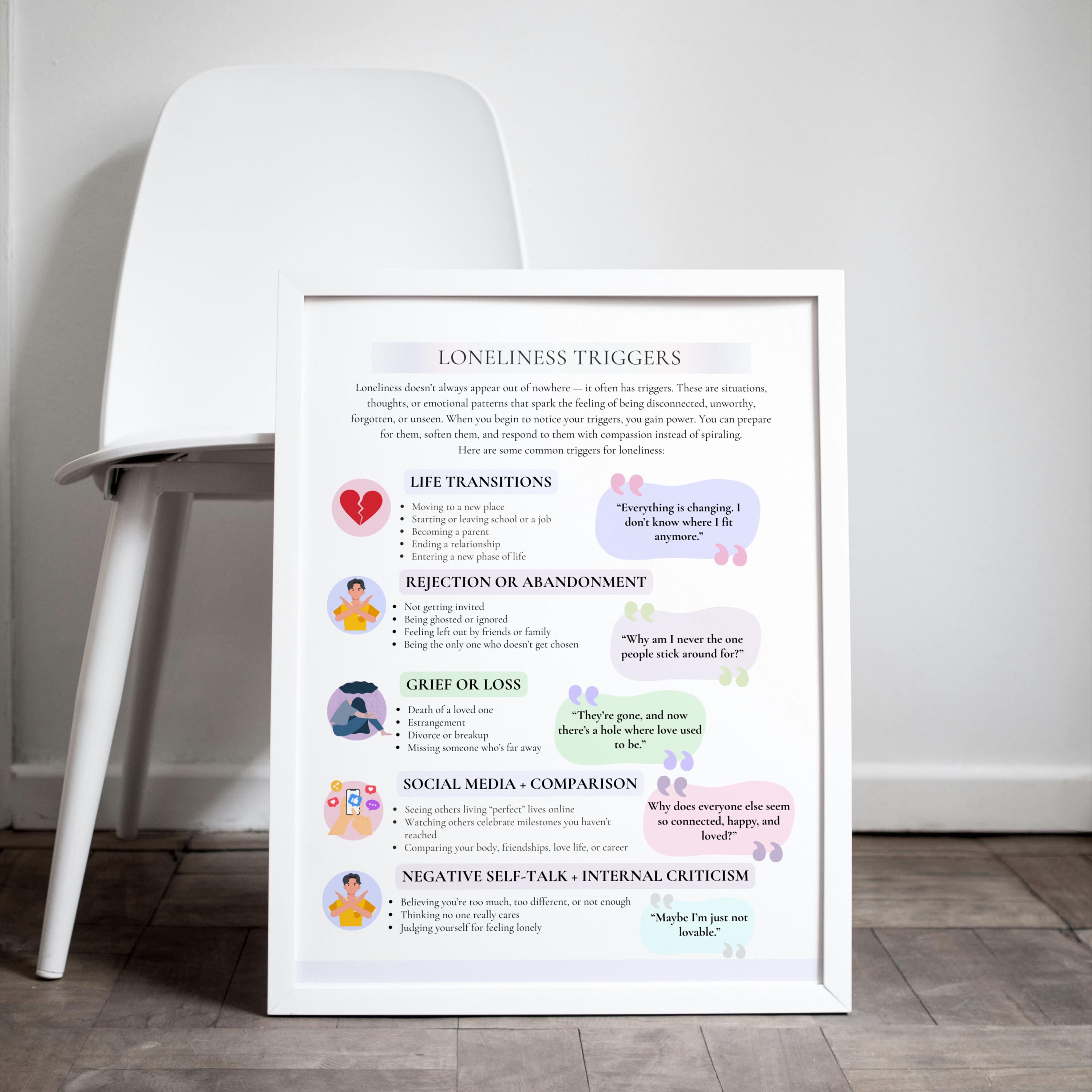 Healthy relationship therapy for loneliness.