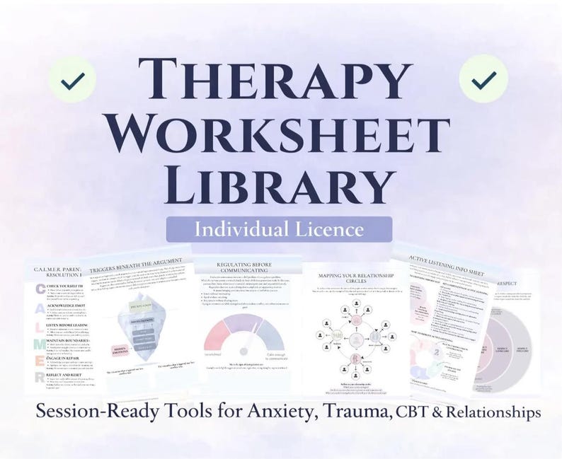 Family dynamics worksheets for therapists Family Therapy worksheets Psychoeducation printables Conflict resolution tools family counseling image 11