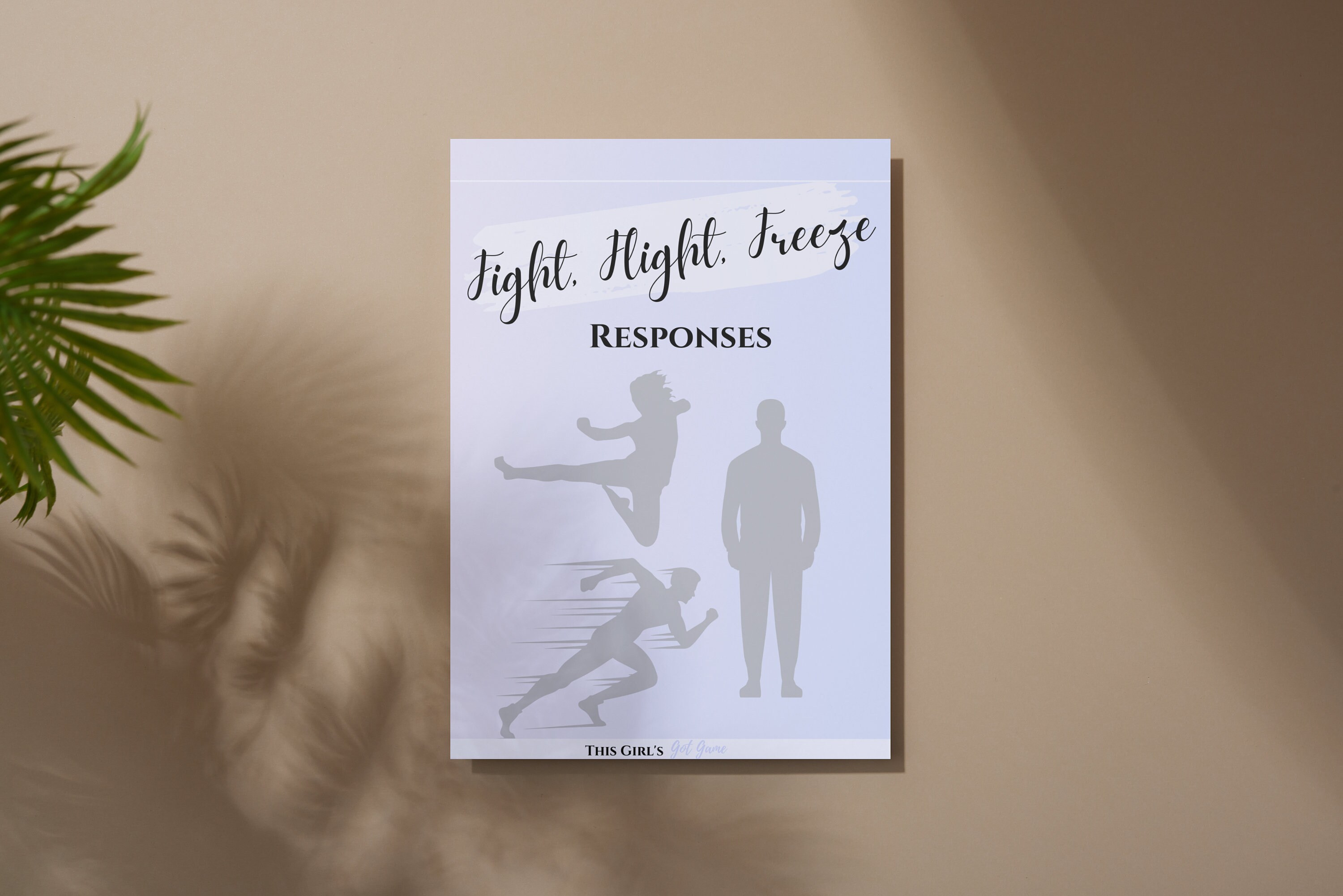 Fight Flight Freeze Workbook FFF Worksheets Self Awareness Journal ...
