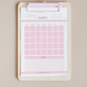 Dating Diva Planner Dating journal Relationship journal Dating bujo Dating guide Dating checklist First date checklist Couples therapy EMDR image 8