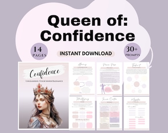 Confidence Journal Printable for Women: Self-Esteem Workbook (Digital Download)