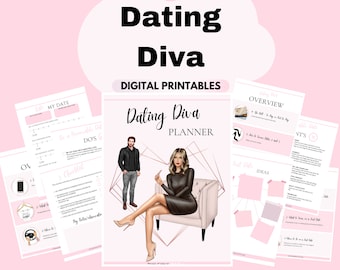 Dating Diva Planner Dating journal Relationship journal Dating bujo Dating guide Dating checklist First date checklist Couples therapy EMDR
