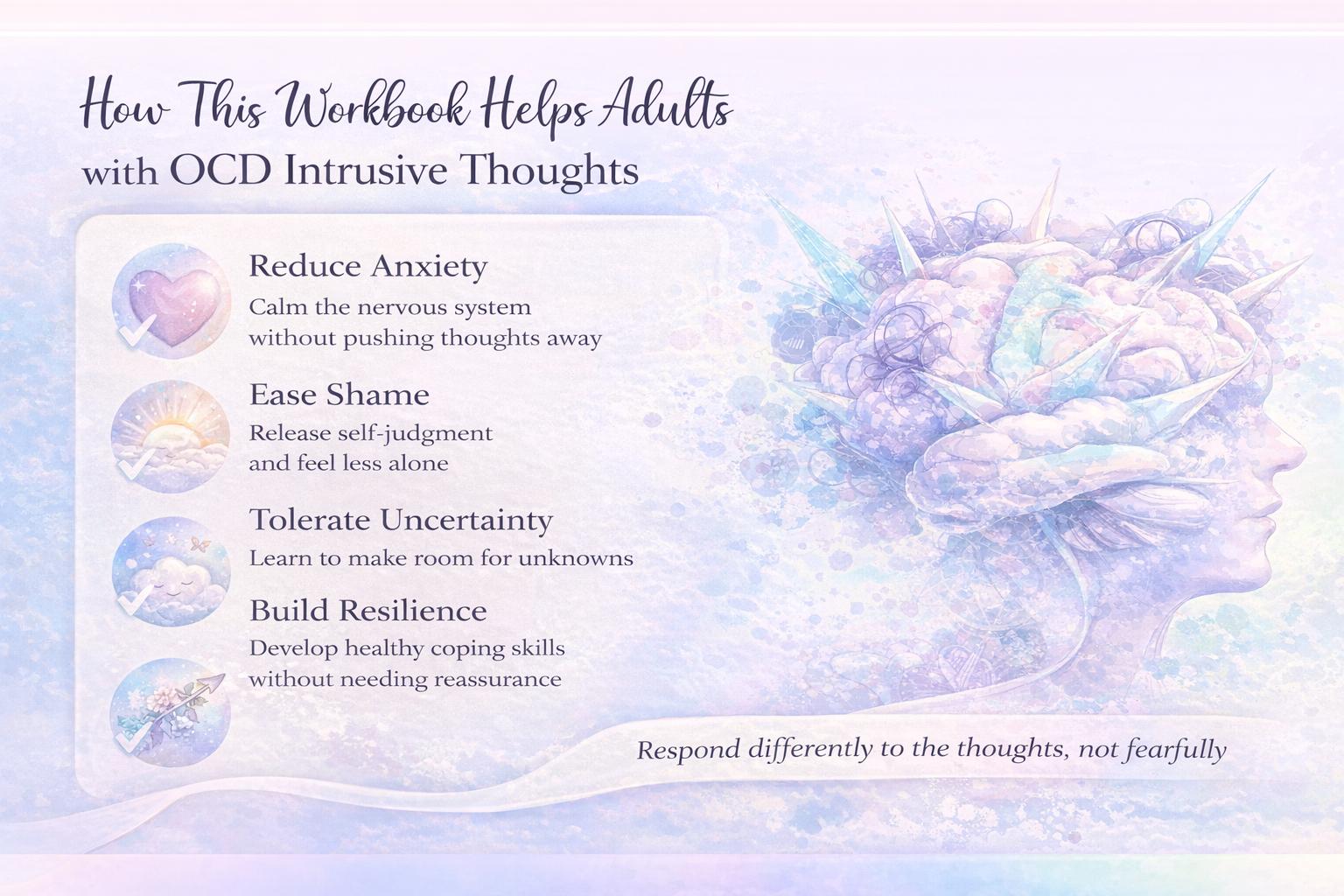 Obsessive Compulsive ERP & CBT Worksheets for Intrusive Thoughts (OCD ...