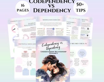 Codependency Therapy Worksheets Understanding Relationship Dynamics and Boundaries