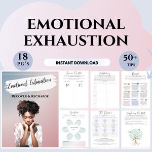 Emotional Regulation therapy worksheets emotional exhaustion Therapist tools Managing Emotions Workbook CBT counseling worksheets Self-help