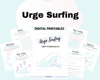 Urge surfing for managing cravings and emotions Emotional regulation with urge surfing Mindfulness-based urge surfing DBT Therapy emotions