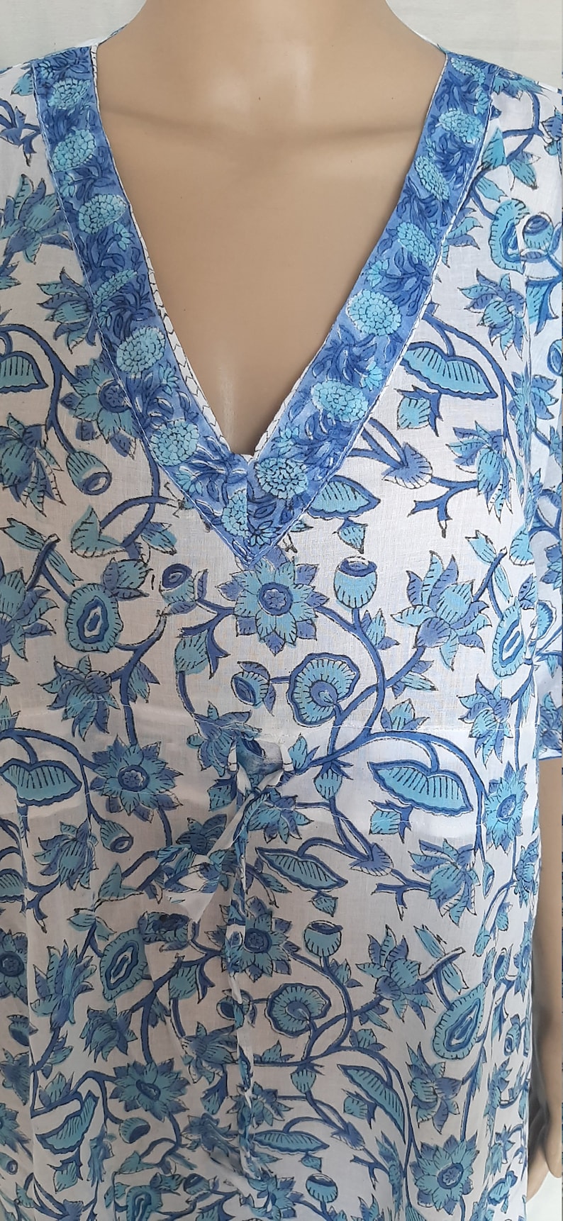 Short Kaftan Maxi Dress,Kaftan For Women Resort wear,Beach wrap,Vintage Plus Size Boho Caftan dress Kimono Indian cotton kaftan Block Print